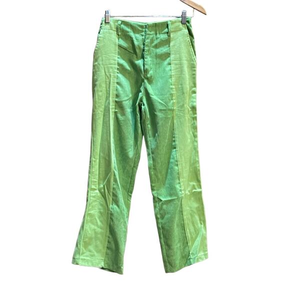 Green Women Corduroy Pants Size Small - Picture 3 of 6